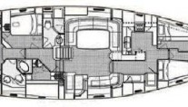 Sail yacht BILLY BUDD -  Layout